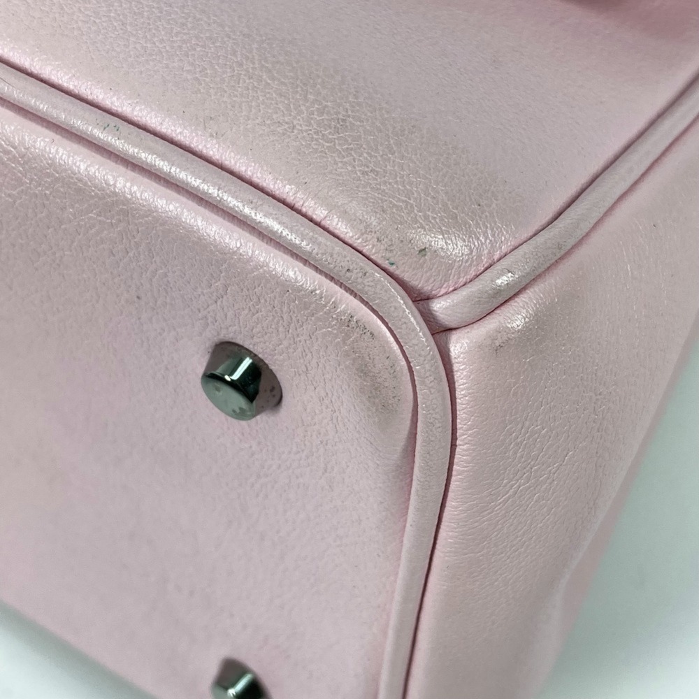 CHRISTIAN DIOR Pink Leather Shoulder Bag - Picture 6 of 16